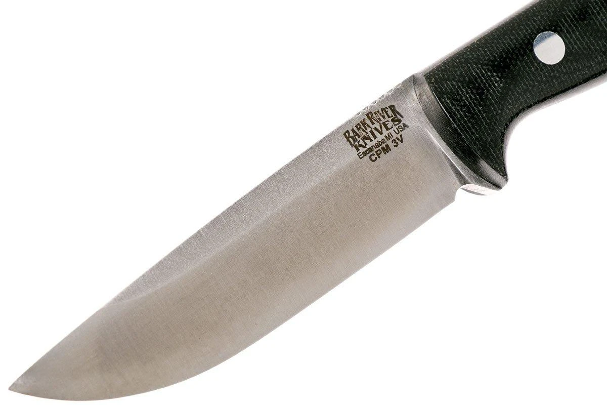 Bark River Gunny Hunter CPM 3V, Black Canvas Micarta, Jimped 5 Bark River Gunny Hunter CPM 3V, Black Canvas Micarta, Jimped - Imagen 3