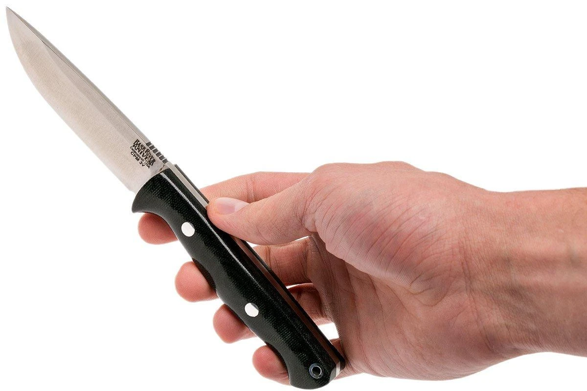 Bark River Gunny Hunter CPM 3V, Black Canvas Micarta, Jimped 6 Bark River Gunny Hunter CPM 3V, Black Canvas Micarta, Jimped - Imagen 4