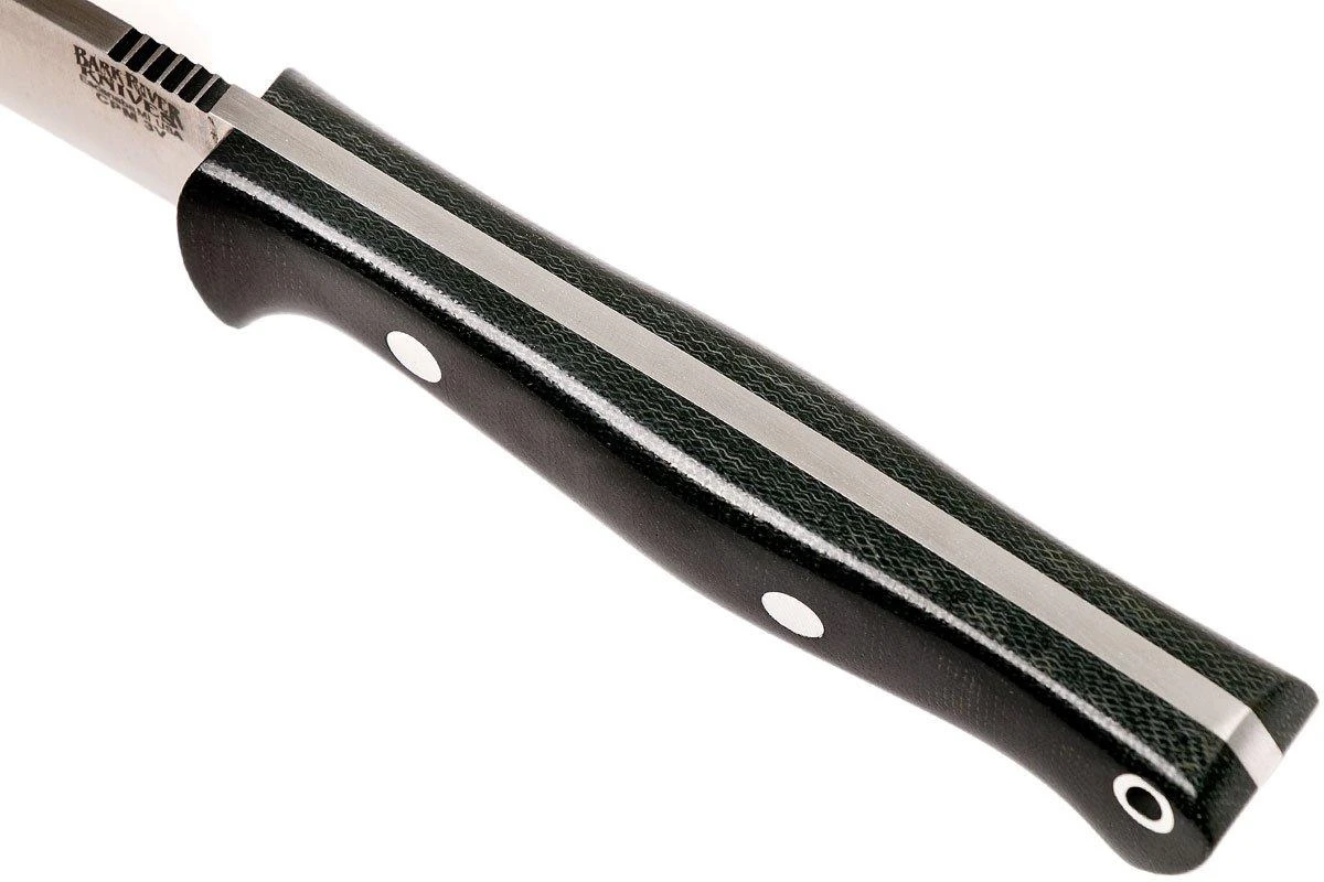 Bark River Gunny Hunter CPM 3V, Black Canvas Micarta, Jimped 8 Bark River Gunny Hunter CPM 3V, Black Canvas Micarta, Jimped - Imagen 6