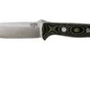 Bark River Bravo 1 A2, Black & Green Linnen Micarta, Funda Marrón -Knives And Tools Comercio BRK07 111BGLM 01 bark river brk07 111bglm 01