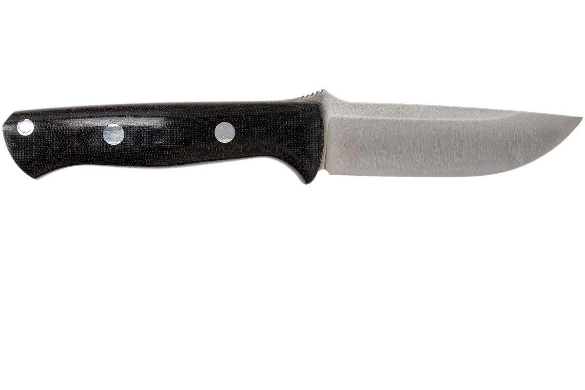 Bark River Bravo 1 CPM 3V, Black Canvas Micarta, Funda Marrón 4 Bark River Bravo 1 CPM 3V, Black Canvas Micarta, Funda Marrón - Imagen 2