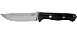 Bark River Bravo 1.2 A2 Black Canvas Micarta Cuchillo De Exterior