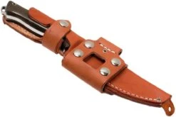 Bark River Bravo Vortex A2 Jimped, Green Canvas Micarta, Funda Marrón -Knives And Tools Comercio BRK07 117FMGRC JI 07 bark river brk07 117fmgrc ji 07