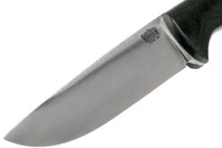 Bark River Bravo 1 LT Hunter CPM 3V, Black Canvas Micarta, Funda Marrón -Knives And Tools Comercio BRK07 121BRKC 03 bark river knives