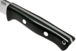 Bark River Bravo 1 LT Hunter CPM 3V, Black Canvas Micarta, Funda Marrón -Knives And Tools Comercio BRK07 121BRKC 05 bark river knives