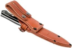 Bark River Bravo 1 LT CPM 3V, Black Canvas Micarta, Funda Marrón -Knives And Tools Comercio BRK07 126BRKC 08 bark river v2018