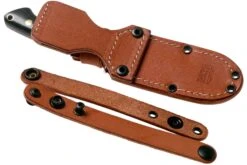 Bark River Chute Knife CPM 154, Black Canvas Micarta, Brass Guard -Knives And Tools Comercio BRK07 152BKB 07 bark river knives