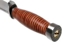 Bark River Quartermaster CPM 3V, Stacked Leather -Knives And Tools Comercio BRK07 229SDL 04 bark river knives