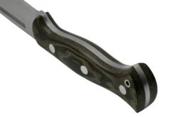 Bark River Cub CPM 3V Snakeskin Burgundy Canvas Micarta, Cuchillo De Bushcraft -Knives And Tools Comercio BRK08 221SBM 04 barkriver