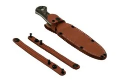 Bark River Cub CPM 3V Snakeskin Burgundy Canvas Micarta, Cuchillo De Bushcraft -Knives And Tools Comercio BRK08 221SBM 06 barkriver