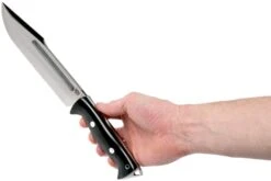 Bark River Bravo Tope Recon Field CPM 3V, Black Canvas Micarta -Knives And Tools Comercio BRK10 222BKC 06 bark river