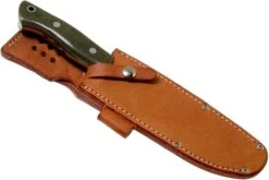 Bark River Kalahari Camp Knife 2 CPM 3V Green Canvas Micarta Cuchillo De Exterior -Knives And Tools Comercio BRK12 223GCM 06 bark river knives