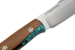 Bark River Ultra Lite Field Knife CPM 3V Gunmetal Texas Fence Post Mosaic Pins, Cuchillo Bushcraft -Knives And Tools Comercio BRK14 121GTFPMP 05 barkriver