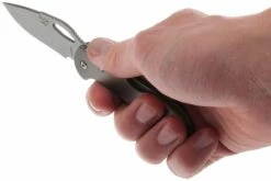 Buck 726 Mini Spitfire 0726GYS-B Plain Edge, Gris -Knives And Tools Comercio BUCK0726GYS B 07 buck 726 mini spitfire buck0726gys b 07