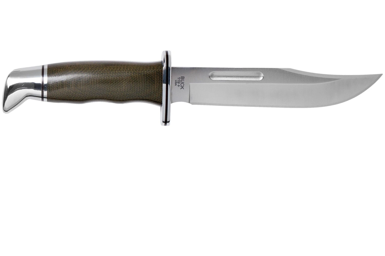 Buck 119GRS1 Special Pro Green Micarta Cuchillo De Caza 4 Buck 119GRS1 Special Pro Green Micarta Cuchillo De Caza - Imagen 2