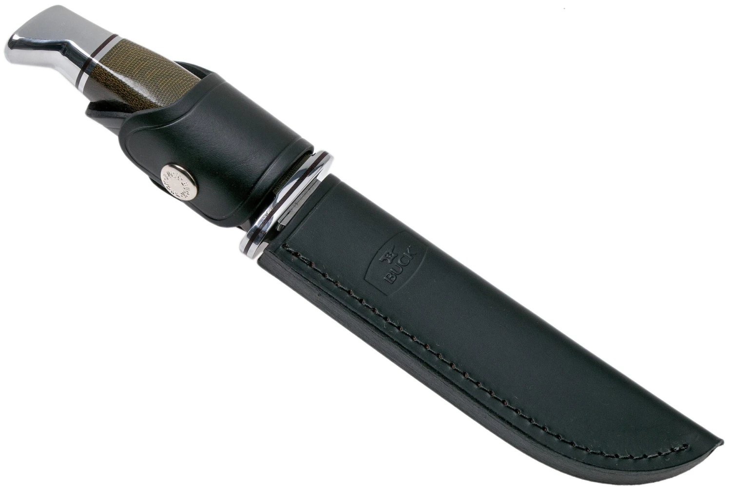 Buck 119GRS1 Special Pro Green Micarta Cuchillo De Caza 8 Buck 119GRS1 Special Pro Green Micarta Cuchillo De Caza - Imagen 6