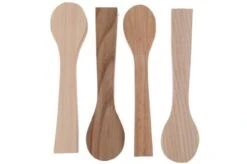 BeaverCraft BB3 Spoon Carving Blanks Nogal, Olmo, Arce, Aliso