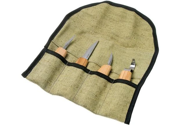 BeaverCraft Set De 4 Cuchillos S09, Set De Tallado De Madera 4 BeaverCraft Set De 4 Cuchillos S09, Set De Tallado De Madera - Imagen 2