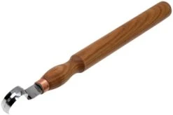 BeaverCraft Oak Spoon Carving Knife Long 30 Mm Long SK2SLONG, Double Edge, Cuchillo Vaciador Con Funda -Knives And Tools Comercio BVSK2SLONG 02 beavercraft