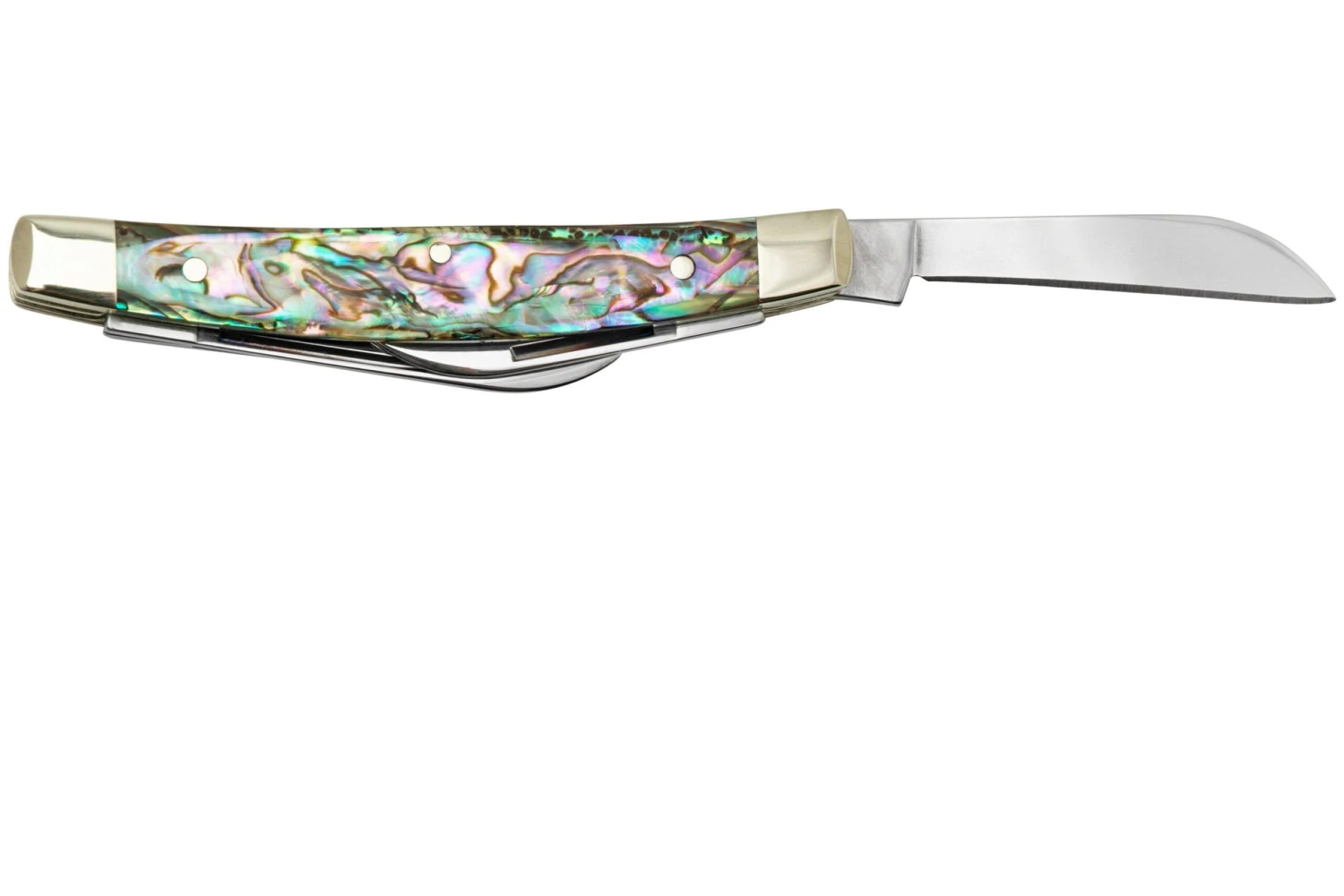 Case Small Congress 12026 Smooth Abalone, Navaja Con Velvet Box 4 Case Small Congress 12026 Smooth Abalone, Navaja Con Velvet Box - Imagen 2