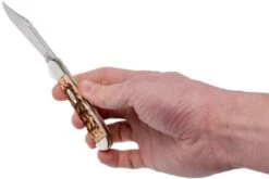 Case Mini Copperlock Amber Jigged Bone, 00133, 61749L SS Navaja -Knives And Tools Comercio CE133 08 case ce133 08