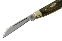 Case Small Congress 23477 Green And Black Micarta, Navaja -Knives And Tools Comercio CE23477 03 case