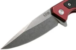 Case The Marilla, Red Anodized Aluminum, S35VN, Black G10 Inlay, 25881 Navaja -Knives And Tools Comercio CE25881 03 case