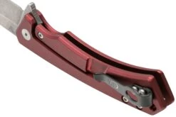 Case The Marilla, Red Anodized Aluminum, S35VN, Black G10 Inlay, 25881 Navaja -Knives And Tools Comercio CE25881 05 case