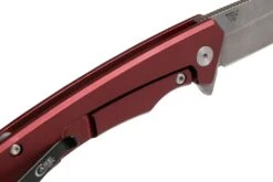 Case The Marilla, Red Anodized Aluminum, S35VN, Black G10 Inlay, 25881 Navaja -Knives And Tools Comercio CE25881 06 case