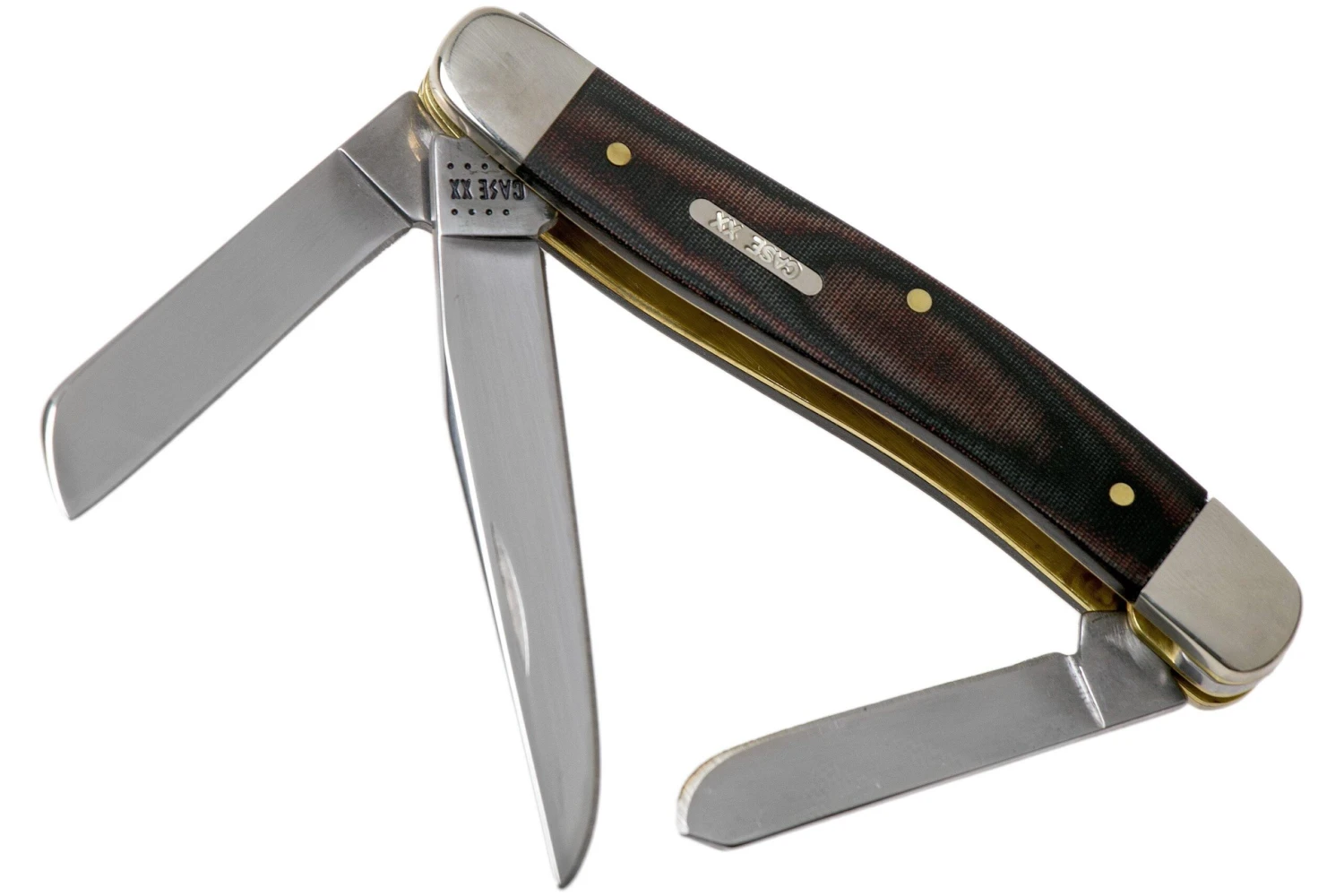 Case Medium Stockman Red & Black Micarta, Smooth, 27853, 10318 SS Navaja 3 Case Medium Stockman Red & Black Micarta, Smooth, 27853, 10318 SS Navaja