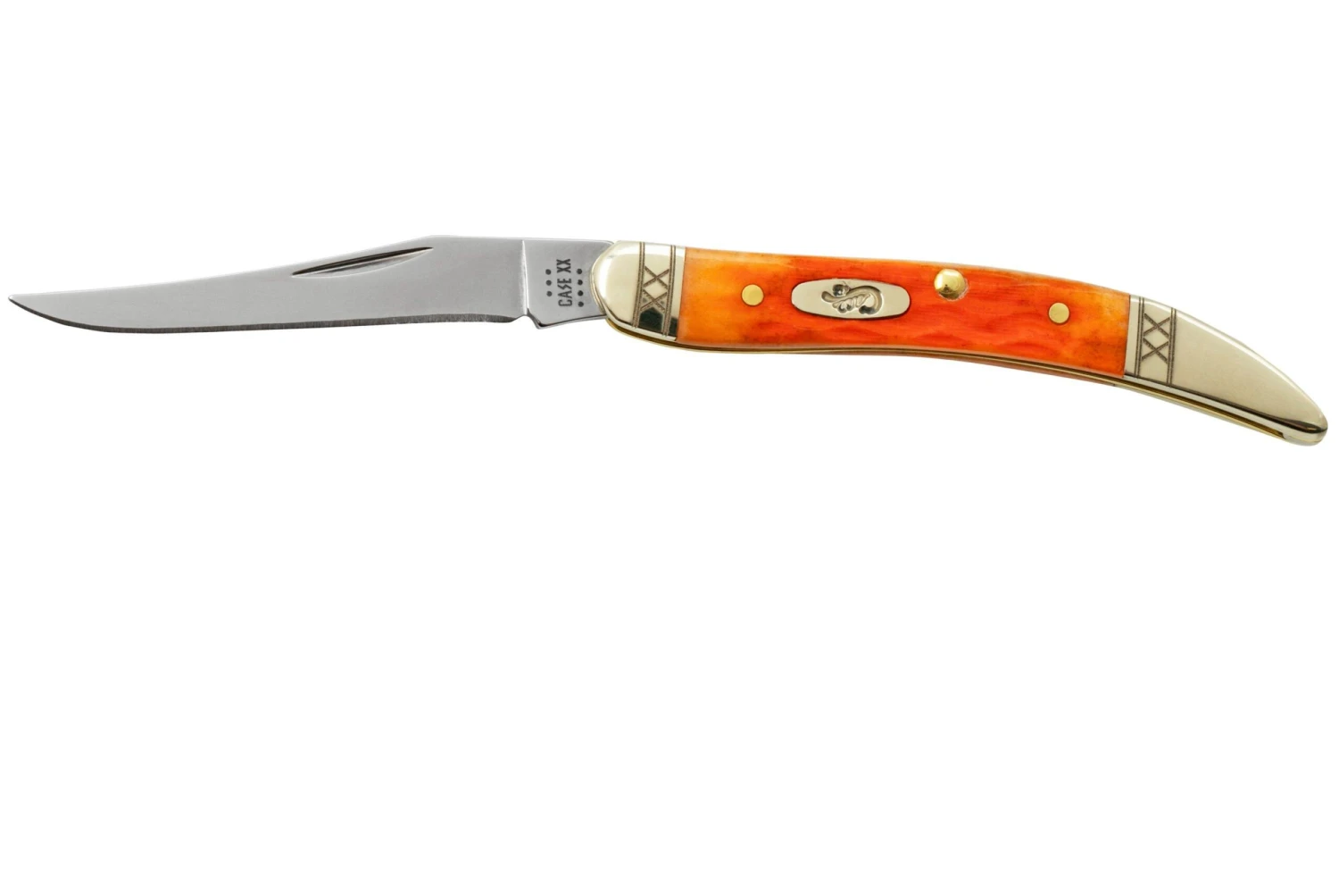 Case Small Texas Toothpick 35817 Crandall Jig Cayenne Bone, Navaja 3 Case Small Texas Toothpick 35817 Crandall Jig Cayenne Bone, Navaja