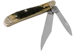 Case Peanut Pocket Worn Olive Green Bone, Peach Seed, 38196, 6220 SS Navaja -Knives And Tools Comercio CE38196 02 case knives