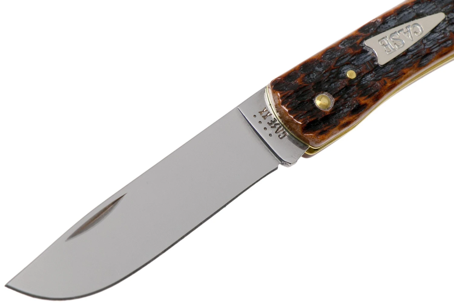 Case Sod Buster Jr Brown Bone, Peach Seed Jig, 42653, 6137 SS Navaja 5 Case Sod Buster Jr Brown Bone, Peach Seed Jig, 42653, 6137 SS Navaja - Imagen 3