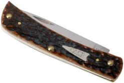 Case Sod Buster Jr Brown Bone, Peach Seed Jig, 42653, 6137 SS Navaja 11 Case Sod Buster Jr Brown Bone, Peach Seed Jig, 42653, 6137 SS Navaja -Knives And Tools Comercio CE42653 04 case