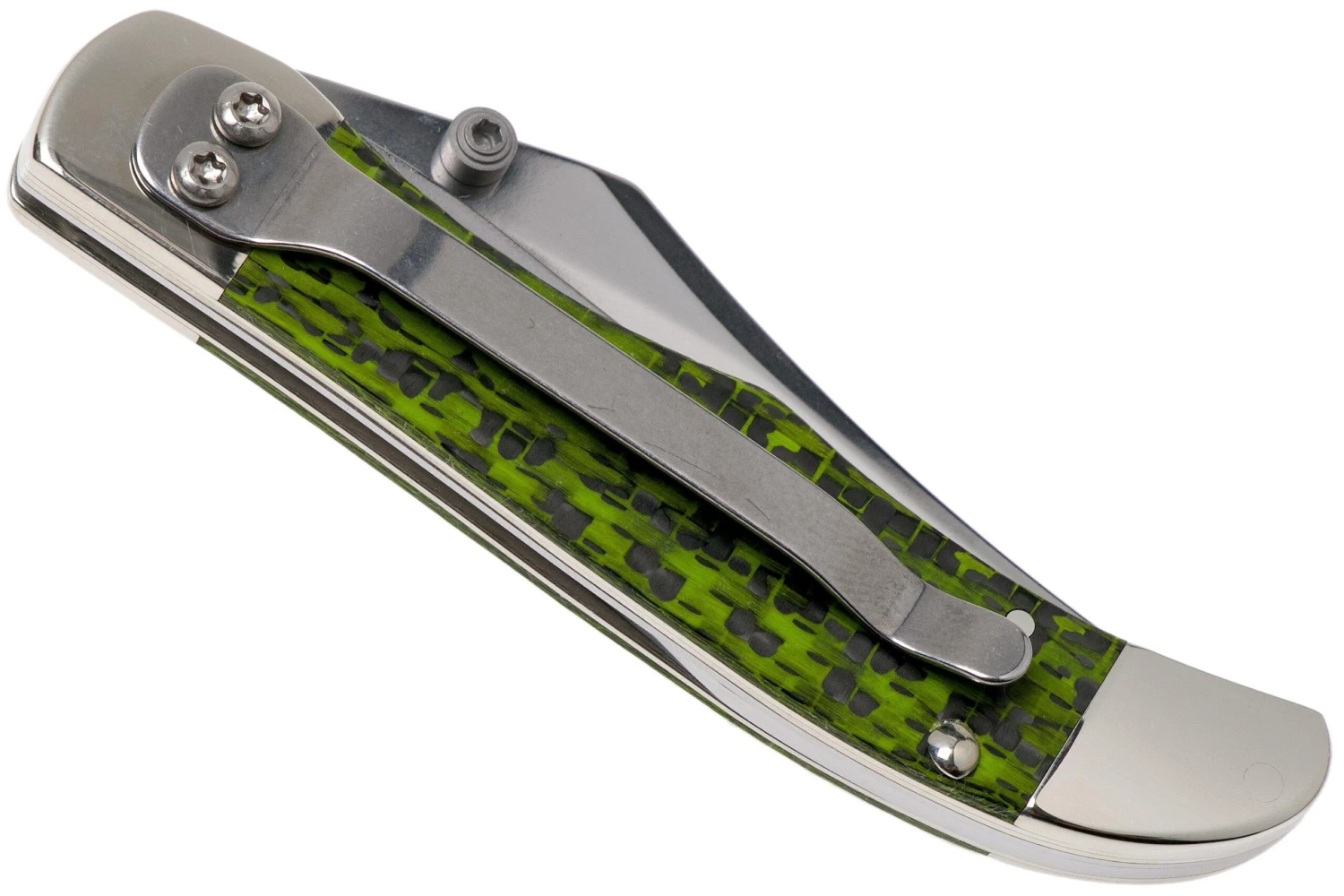 Case Kickstart Mid Folding Hunter Green & Black Carbon Fibre-G10 Weave Smooth, 50711, 101265AC SS Navaja 6 Case Kickstart Mid Folding Hunter Green & Black Carbon Fibre-G10 Weave Smooth, 50711, 101265AC SS Navaja - Imagen 4