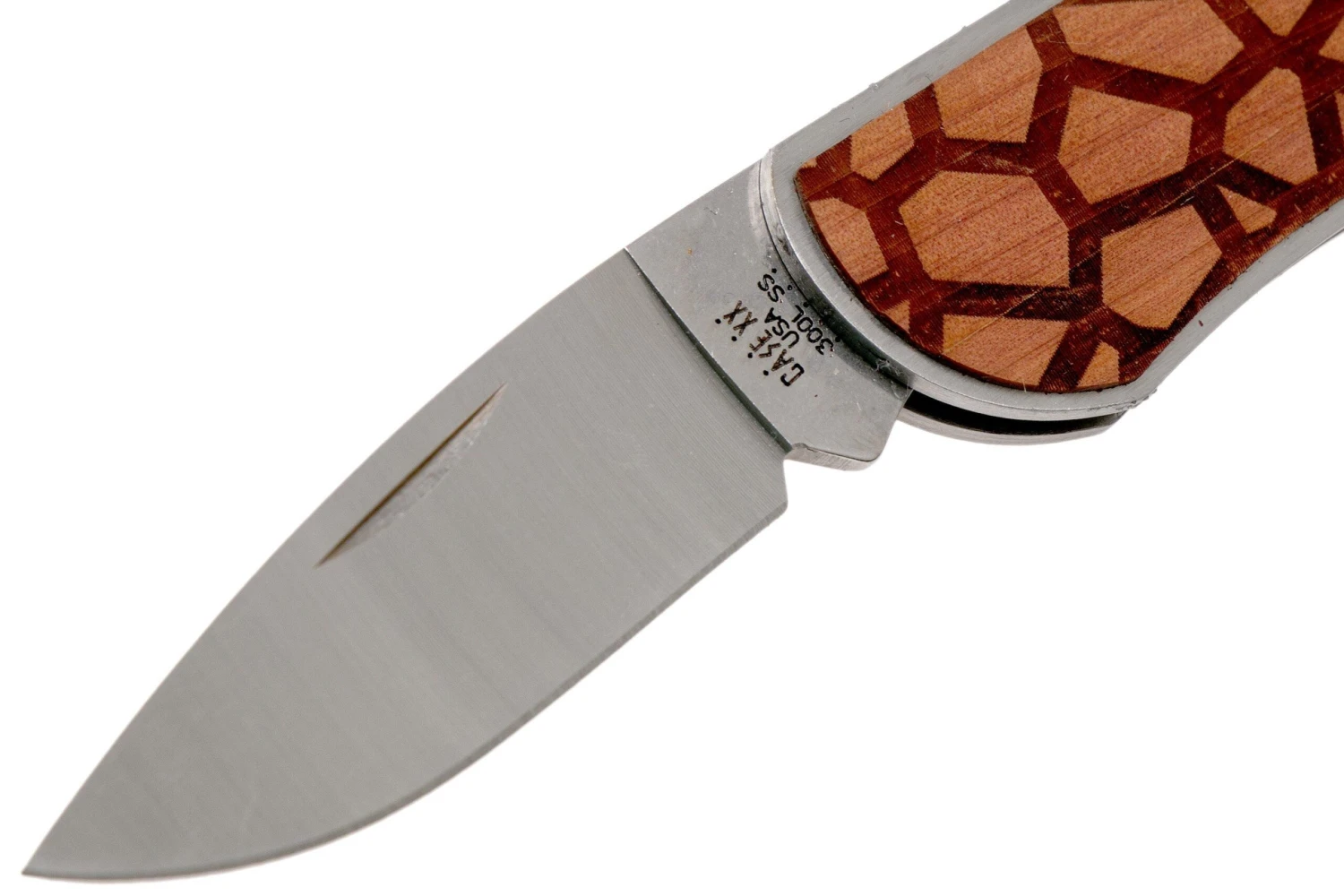 Case X Woodchuck Executive Lockback Brushed Stainless, Giraffe, 64320, M1300L SS Navaja 5 Case X Woodchuck Executive Lockback Brushed Stainless, Giraffe, 64320, M1300L SS Navaja - Imagen 3