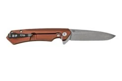 Case The Kinzua, Brown Anodized Aluminum, Spearpoint S35VN, 64692 Navaja -Knives And Tools Comercio CE64692 02 case