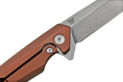 Case The Kinzua, Brown Anodized Aluminum, Spearpoint S35VN, 64692 Navaja -Knives And Tools Comercio CE64692 05 case