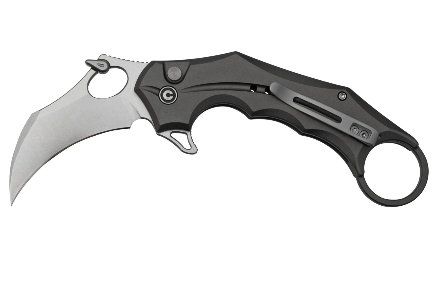 Civivi Incisor II C16016B-3 Gray Aluminium, Satin Hawkbill Navaja Karambit 3 Civivi Incisor II C16016B-3 Gray Aluminium, Satin Hawkbill Navaja Karambit