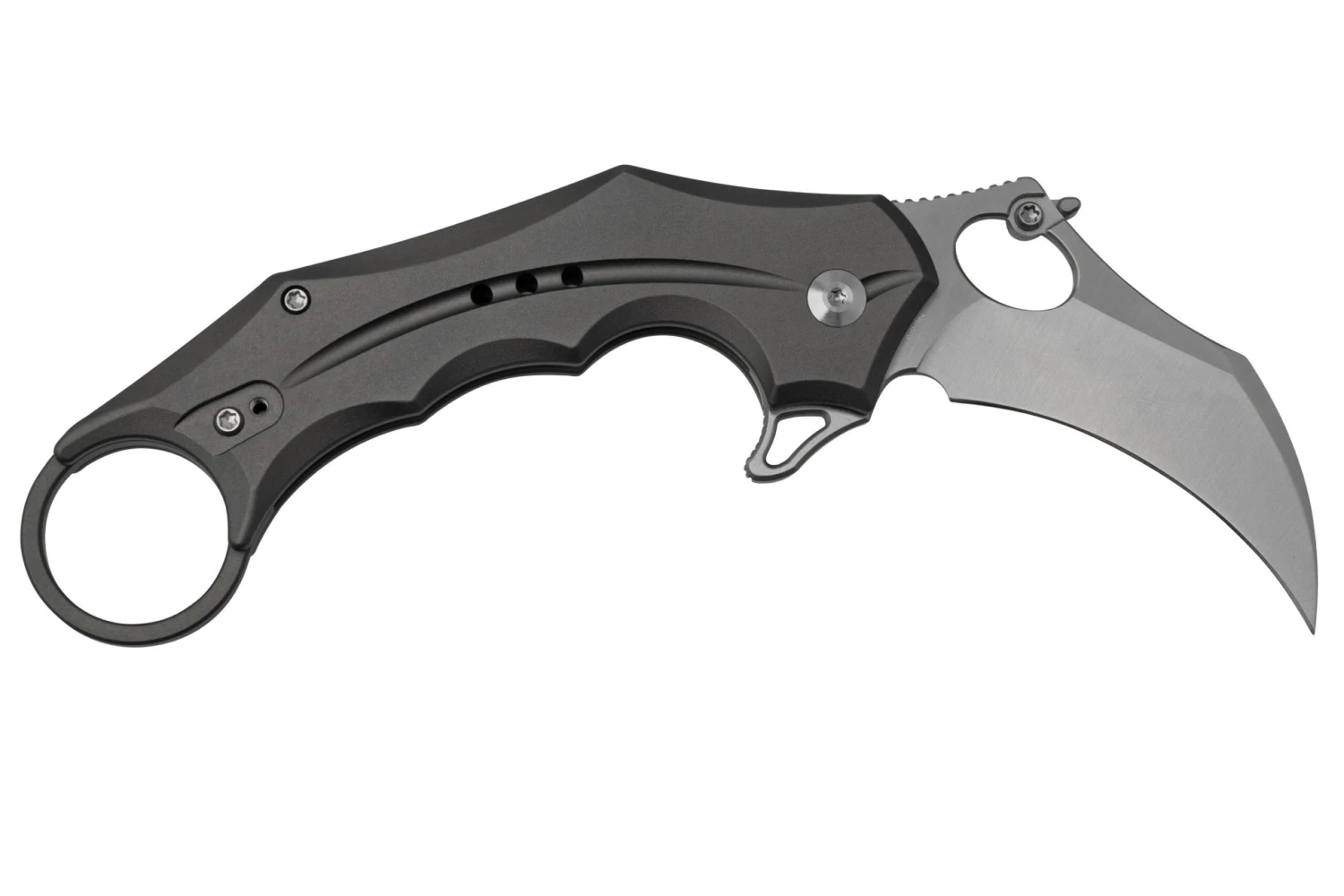 Civivi Incisor II C16016B-3 Gray Aluminium, Satin Hawkbill Navaja Karambit 4 Civivi Incisor II C16016B-3 Gray Aluminium, Satin Hawkbill Navaja Karambit - Imagen 2