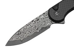 Civivi Elementum II Button Lock C18062PB-DS1 Carbon Fiber Black G10, Damascus Navaja -Knives And Tools Comercio CIC18062PB DS1 03 civivi