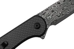 Civivi Elementum II Button Lock C18062PB-DS1 Carbon Fiber Black G10, Damascus Navaja -Knives And Tools Comercio CIC18062PB DS1 05 civivi