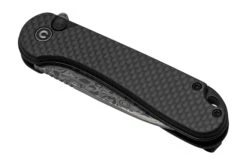 Civivi Elementum II Button Lock C18062PB-DS1 Carbon Fiber Black G10, Damascus Navaja -Knives And Tools Comercio CIC18062PB DS1 06 civivi