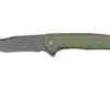 Civivi Mini Sandbar C20011-3 Blackwashed, Green Micarta Navaja, Diseño Eric Ochs -Knives And Tools Comercio CIC20011 3 01 civivi