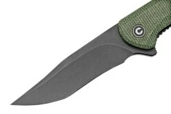Civivi Mini Sandbar C20011-3 Blackwashed, Green Micarta Navaja, Diseño Eric Ochs -Knives And Tools Comercio CIC20011 3 03 civivi