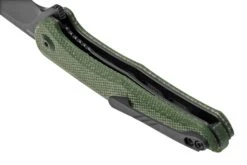 Civivi Mini Sandbar C20011-3 Blackwashed, Green Micarta Navaja, Diseño Eric Ochs -Knives And Tools Comercio CIC20011 3 04 civivi