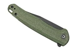 Civivi Mini Sandbar C20011-3 Blackwashed, Green Micarta Navaja, Diseño Eric Ochs -Knives And Tools Comercio CIC20011 3 06 civivi