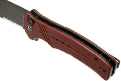 Civivi Cogent C20038E-2 Blackwashed Serrated Edge, Burgundy G10 Navaja -Knives And Tools Comercio CIC20038E 2 07 civivi