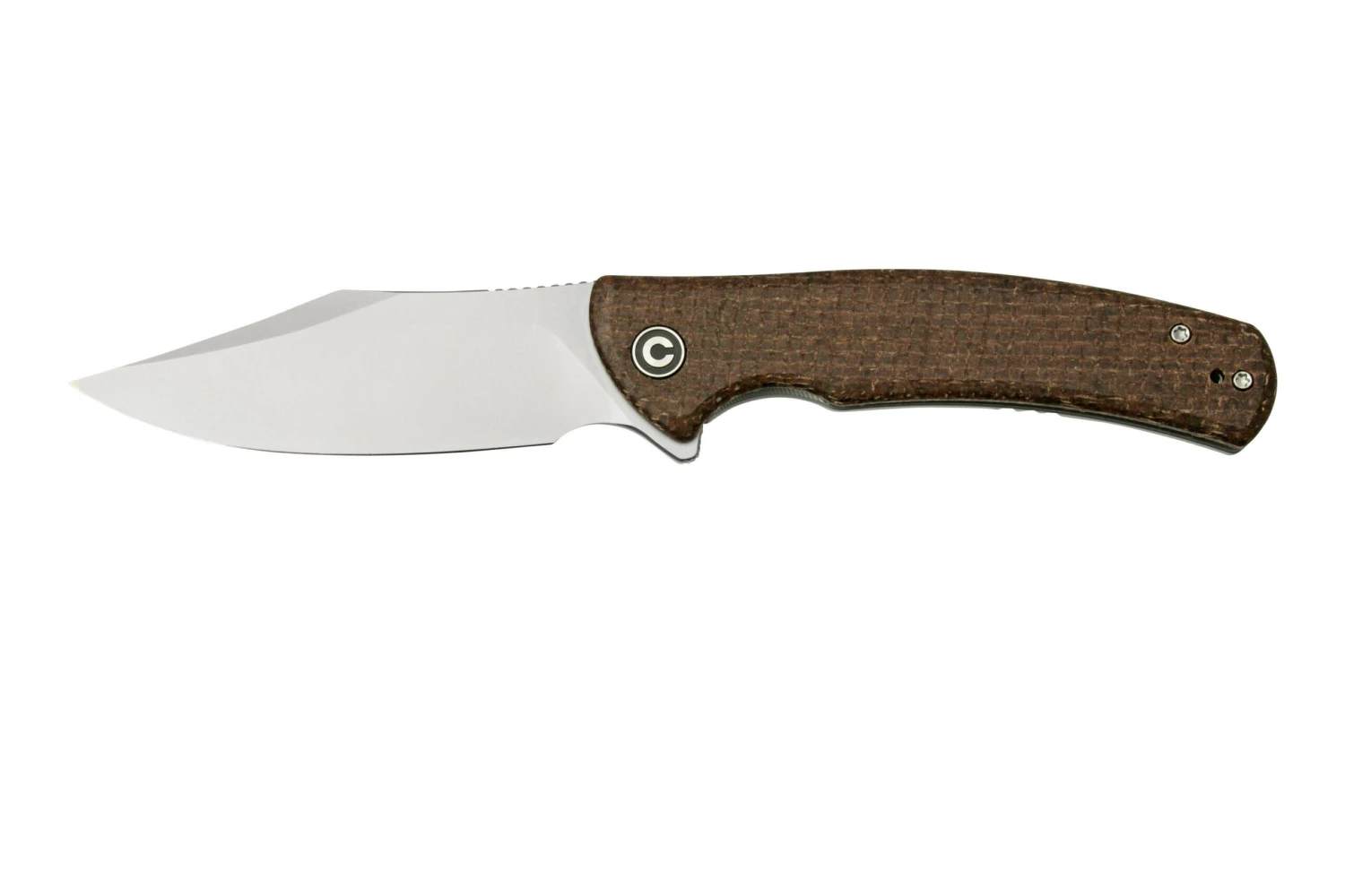 Civivi Sinisys, Brown Burlap Micarta, C20039-2 Navaja 3 Civivi Sinisys, Brown Burlap Micarta, C20039-2 Navaja