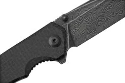 Civivi Brazen C2023DS-1 Damascus Droppoint, Black Coarse Micarta Navaja -Knives And Tools Comercio CIC2023DS 1 05 civivi